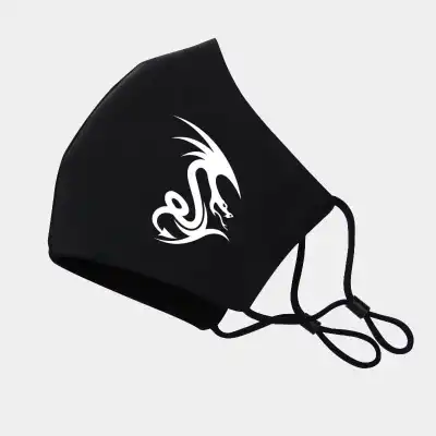Unisex Adjustable Double-Layer Printing Mask