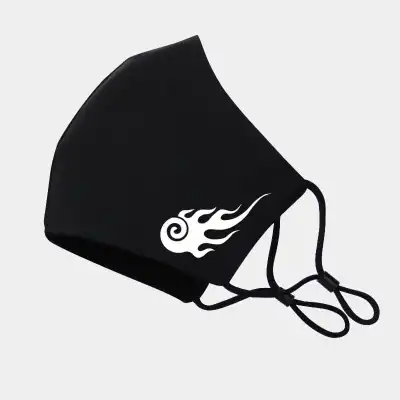 Unisex Adjustable Double-Layer Printing Mask