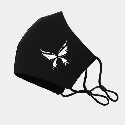 Unisex Adjustable Double-Layer Printing Mask