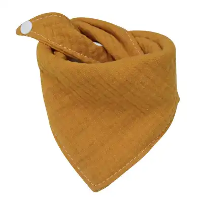 Baby Cotton Triangle Bib Unisex Pure Cotton Kids Feeding Accessory