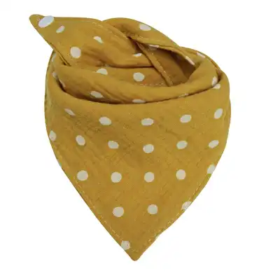 Baby Cotton Triangle Bib Unisex Pure Cotton Kids Feeding Accessory