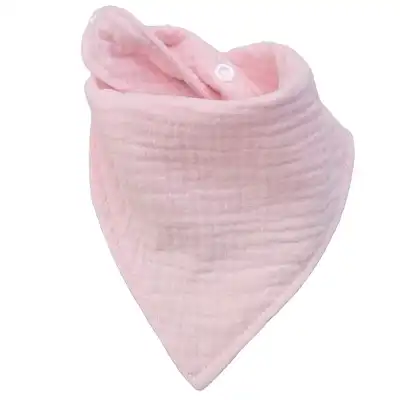 Baby Cotton Triangle Bib Unisex Pure Cotton Kids Feeding Accessory