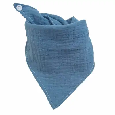 Baby Cotton Triangle Bib Unisex Pure Cotton Kids Feeding Accessory