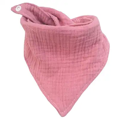 Baby Cotton Triangle Bib Unisex Pure Cotton Kids Feeding Accessory