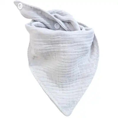 Baby Cotton Triangle Bib Unisex Pure Cotton Kids Feeding Accessory