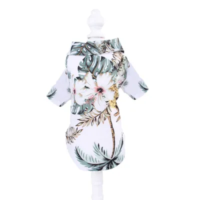 Hawaii Pineapple Print Pet Shirt Summer Casual Dog Cat Clothes