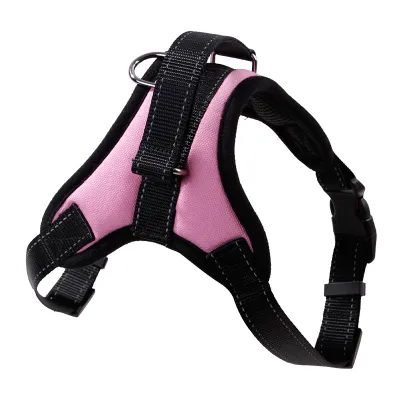 Leopard Print Nylon Padded Dog Vest with Leash for Large Dogs S-5XL