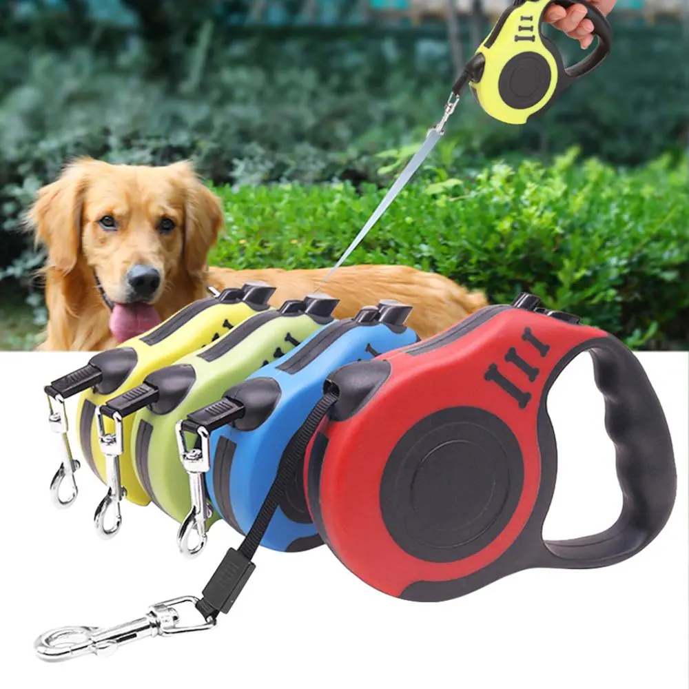 5M Retractable Automatic Flexible Dog Puppy Leash for Walking