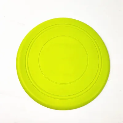 Silicone Pet Game Flying Discs Resistant Chew Training Pet Flying Disc Toy