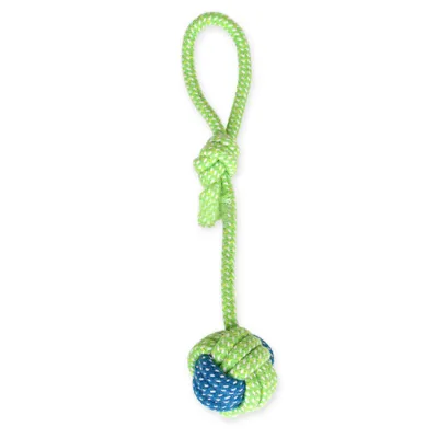 1pc Outdoor Training Cotton Teeth Cleaning Chew Toy for Dogs Cats Pets