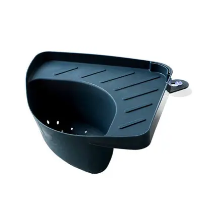 Suction Cup Garbage Strainer Hanging Basket for Kitchen Sink, PP Material