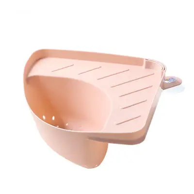 Suction Cup Garbage Strainer Hanging Basket for Kitchen Sink, PP Material