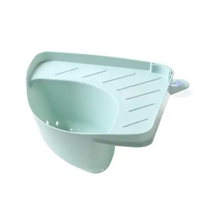 Suction Cup Garbage Strainer Hanging Basket for Kitchen Sink, PP Material