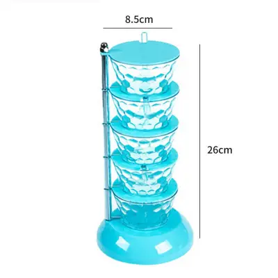 PP Multilayer Seasoning Box for Home Kitchen Spice Organizer