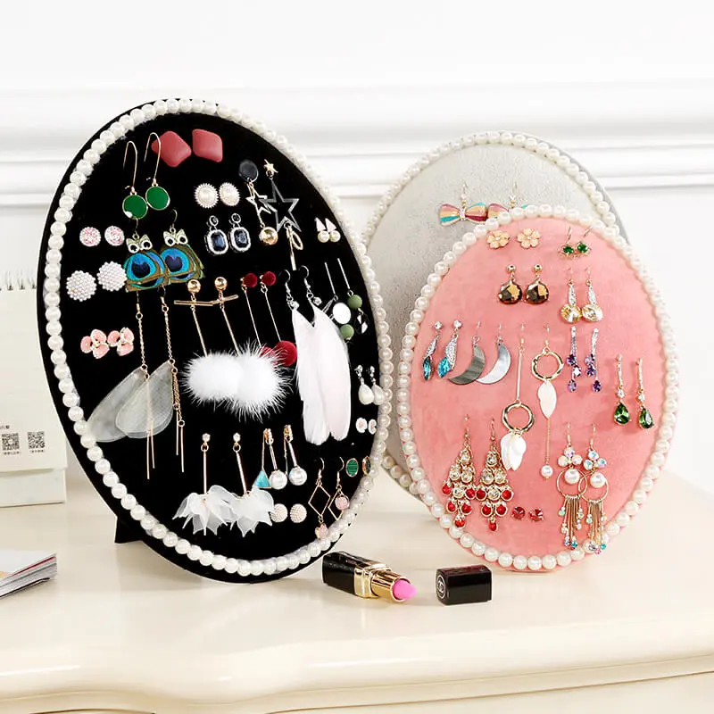 Pearl Decor Solid Color Display Rack