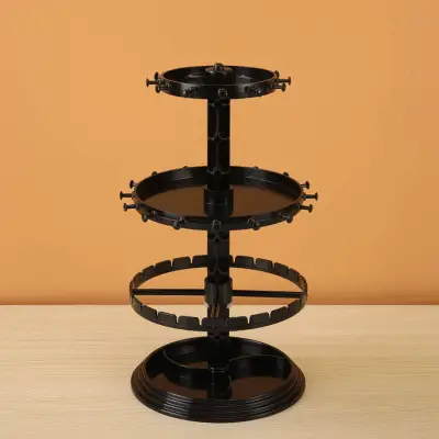 Simple Rotatable Solid Color Jewelry Display Rack