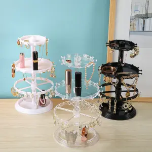 Simple Rotatable Solid Color Jewelry Display Rack