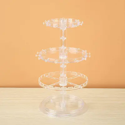 Simple Rotatable Solid Color Jewelry Display Rack