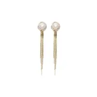Pearl Tassel Earrings