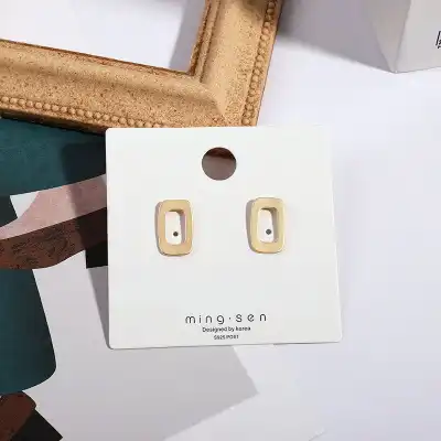 Women's Temperament Geometric Design Earrings Alloy