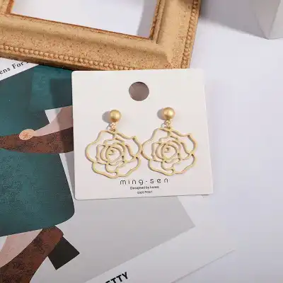 Women's Temperament Geometric Design Earrings Alloy