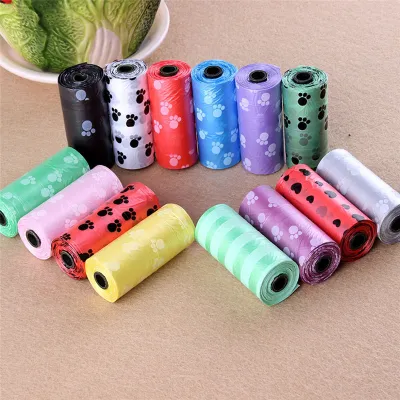 15pcs/roll Degradable Pet Waste Bags Eco-friendly Home Pet Products