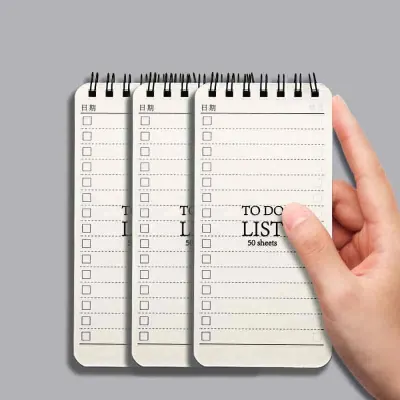 3pcs/set Portable Tearable Small Notebook Stationery
