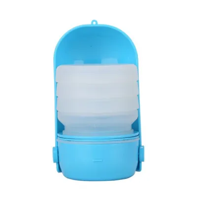 300ML Portable Foldable Pet Dog Water Cup Silica Gel Travel Bottle