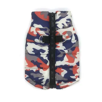 Pets Camouflage Pattern Sleeveless Zipper Vest Clothing