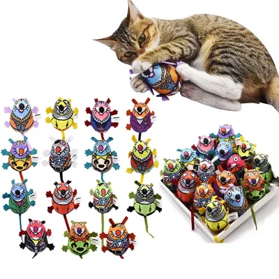 Interactive Cat Squeak Simulation Plush Mouse Toy for Indoor Play