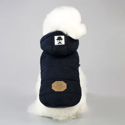 Pet Winter Warm Hooded Two Feet Dog Clothing