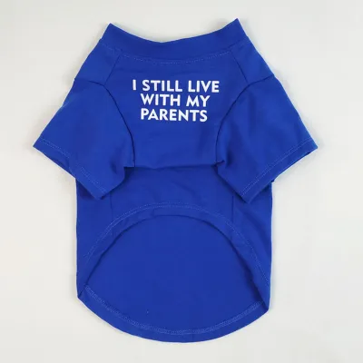 S-2XL Pet Clothes for Small Dogs Letter Printing T-shirt Japan and South Korea Style