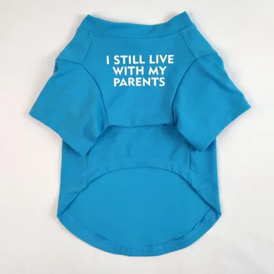 S-2XL Pet Clothes for Small Dogs Letter Printing T-shirt Japan and South Korea Style