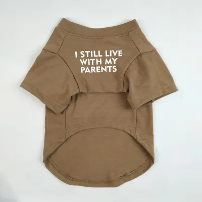 S-2XL Pet Clothes for Small Dogs Letter Printing T-shirt Japan and South Korea Style