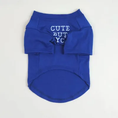 S-2XL Pet Clothes for Small Dogs Letter Printing T-shirt Japan and South Korea Style
