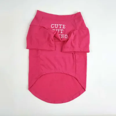 S-2XL Pet Clothes for Small Dogs Letter Printing T-shirt Japan and South Korea Style