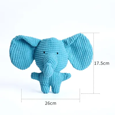 Pet Animal Shape Plush Toy Soft Cartoon Pet Toy
