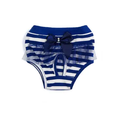 S-XL Pet Striped Menstrual Period Physiological Pants for Cats Dogs