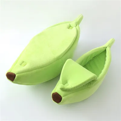 55*20*15cm Banana Shape Warm Portable Pet Bed House for Dogs Cats