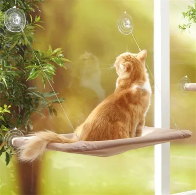 Window Hanging Suction Cup Cat Hammock Oxford Cloth Pet Bed
