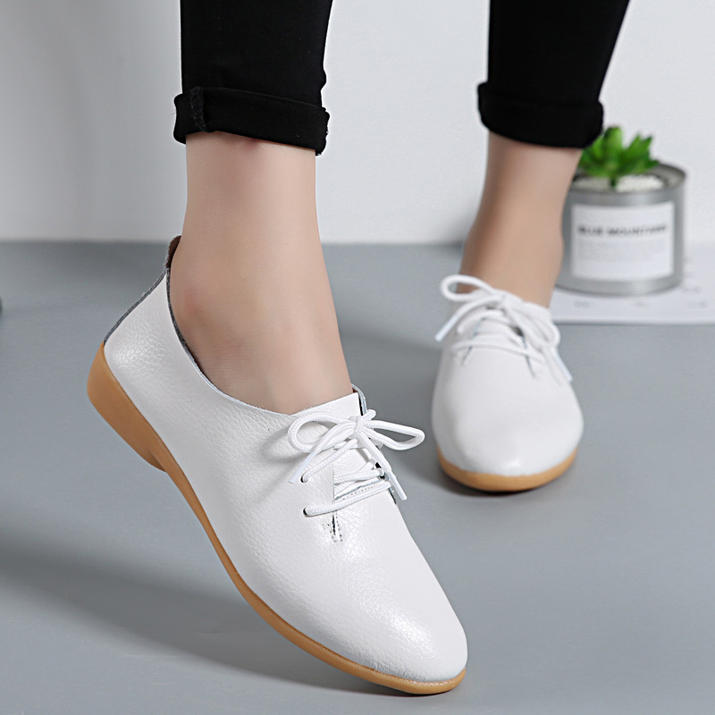 ローファー・オックスフォード MANEBI Women Laced up Shoes G03P0NATURAL White il_1080xN.6194852659_8wbg.jpg