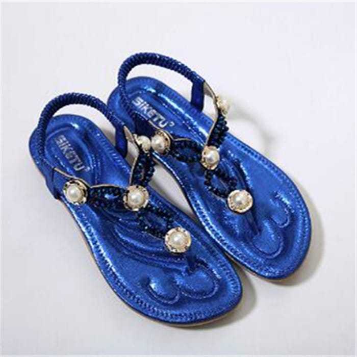 Soda Shoes Women Basic Gladiator Sandals Ankle Strap Open Toe BIGBOSS-S Royal  Blue Patent 10 - Walmart.com
