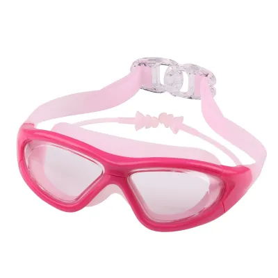 Large Frame Eye Protection Adult Waterproof Anti-fog Swimming Goggles