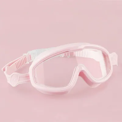 Children Large Frame Waterproof Anti-fog Swimming Goggles for Boys and Girls