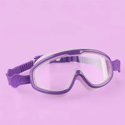 Children Large Frame Waterproof Anti-fog Swimming Goggles for Boys and Girls