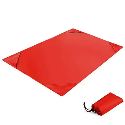 140*200cm Outdoor Beach Foldable Moisture-proof Waterproof Picnic Mat for 1-6 People