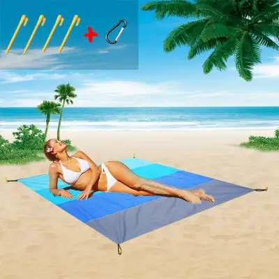 200*210cm Outdoor Beach Gradient Waterproof Picnic Mat for Women Swimwear Accessories