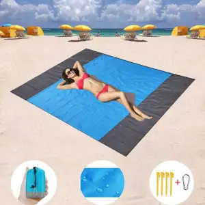 200*210cm Outdoor Foldable Moisture-proof Waterproof Picnic Mat for Women Swimwear Accessories