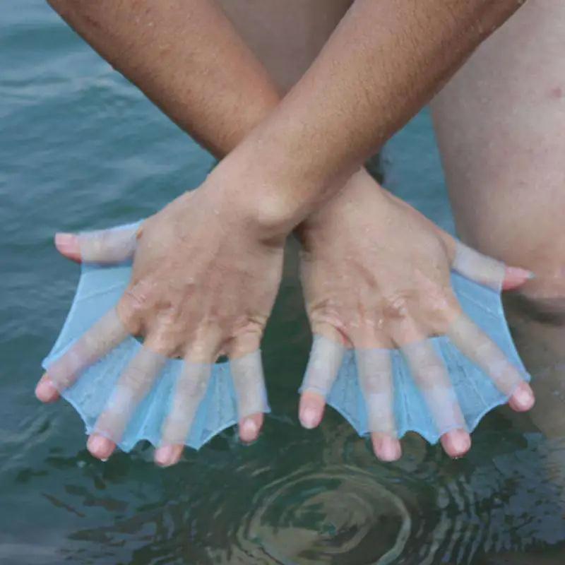 Unisex Frog Type Silicone Swimming Girdles Hand Fins
