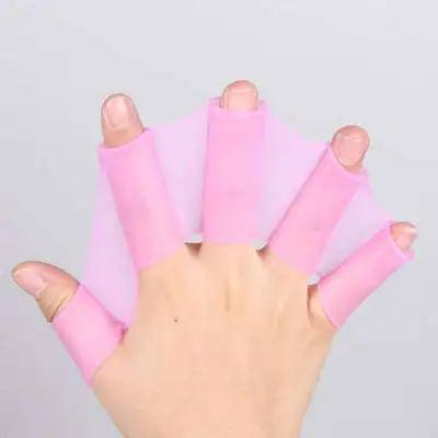 Unisex Frog Type Silicone Swimming Girdles Hand Fins